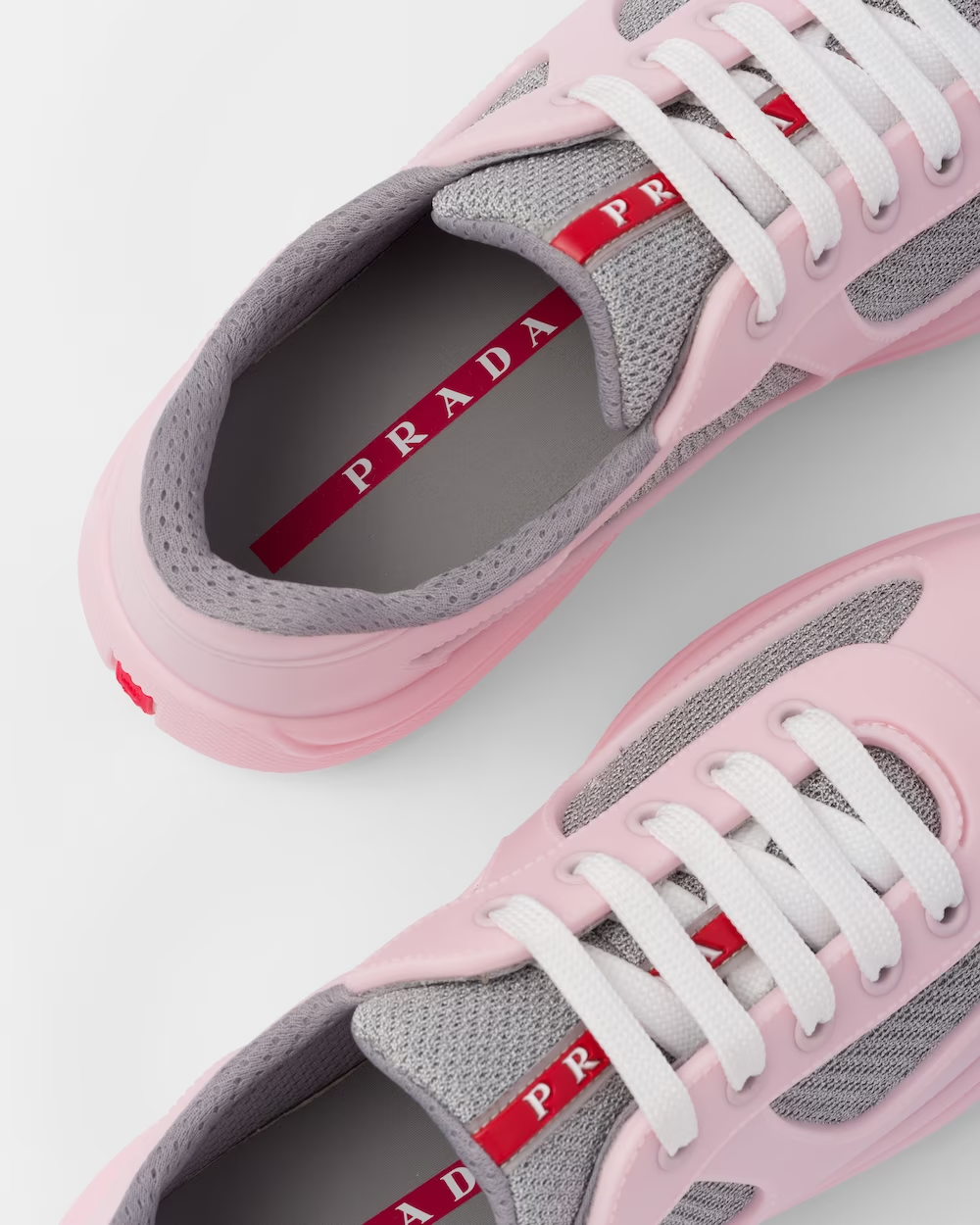 Prada America's Cup Soft rubber and bike fabric sneakers